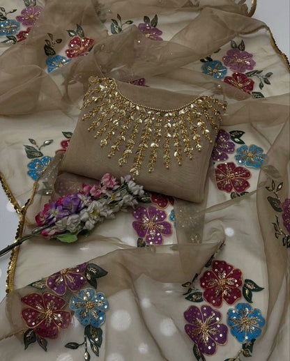 Organza Handpaint - 2 Piece