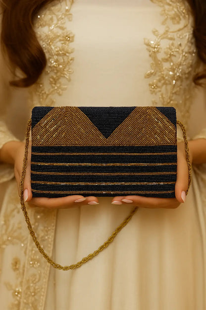 Modern Beads Clutch