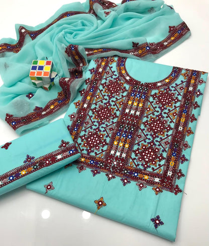 Balochi embroidered - 3 Piece