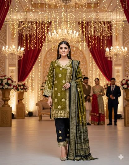 Beautiful Susi emb - 3 Piece