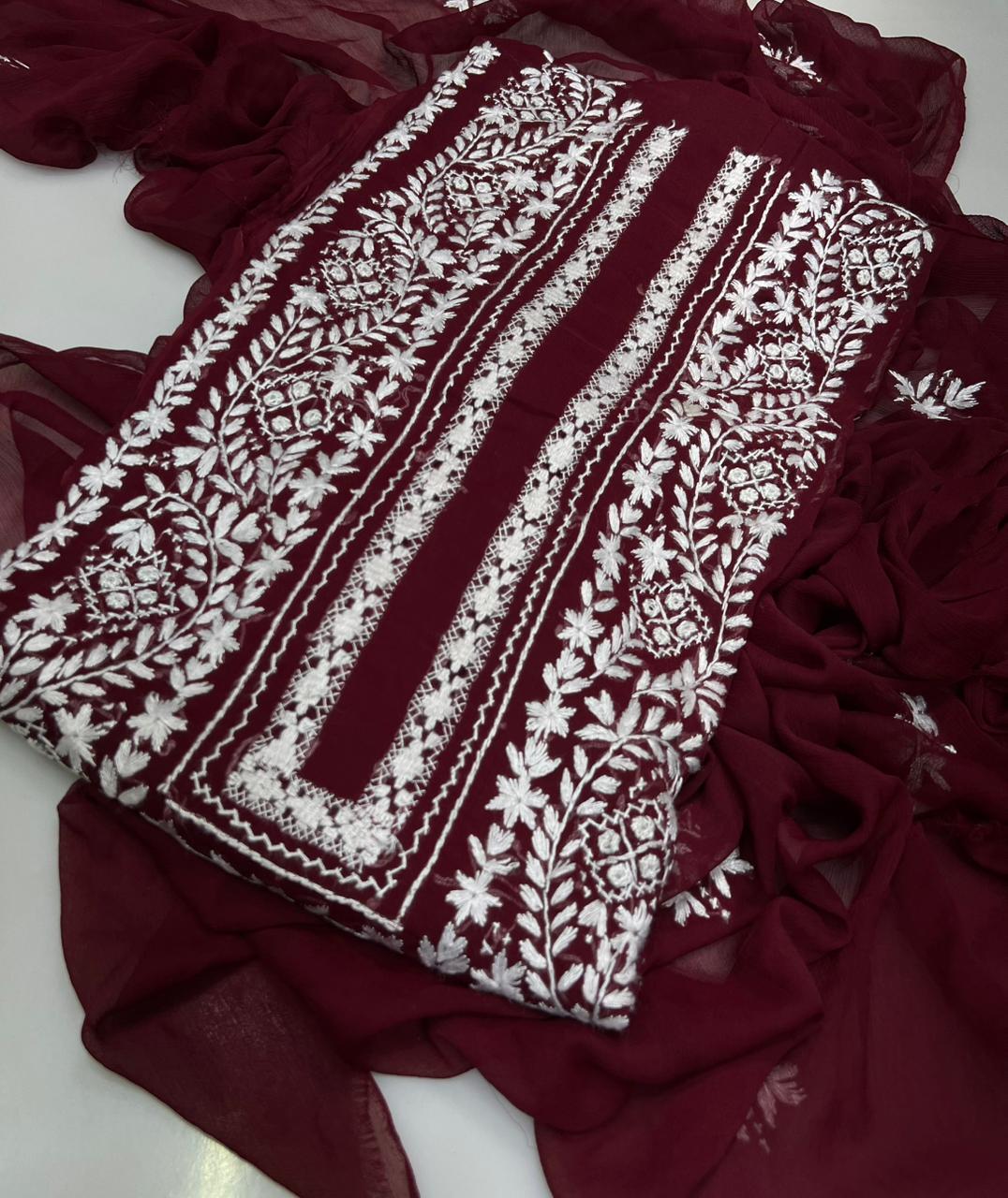 Handcrafted Chiffon -2 piece