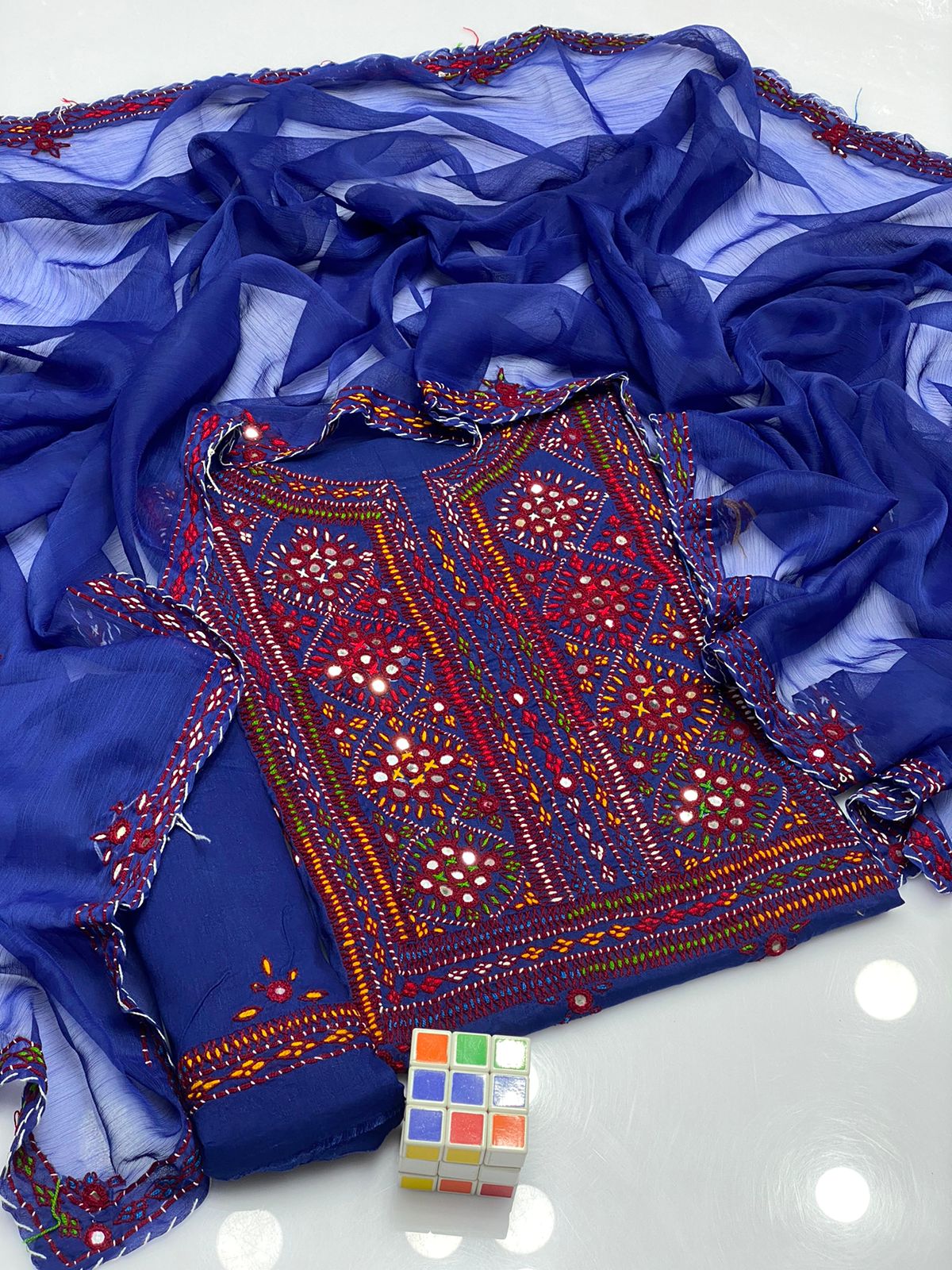 Balochi Emb Lawn -3pc