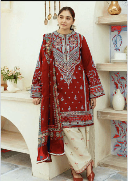 Shamooz silk printed - 3 piece
