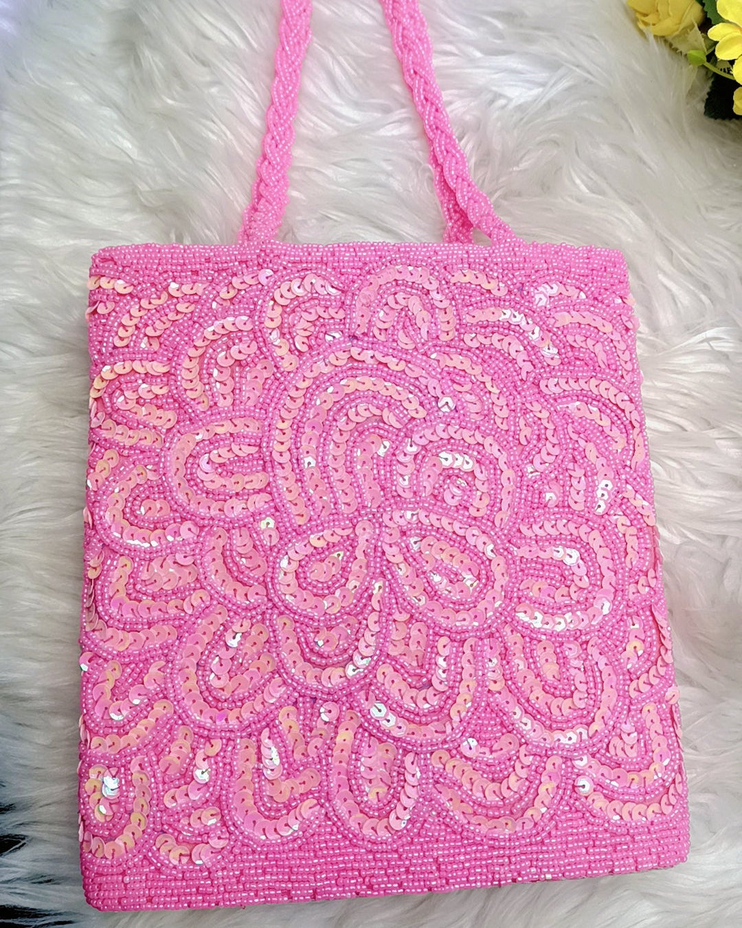 Pinky Pink - handmade beaded purses