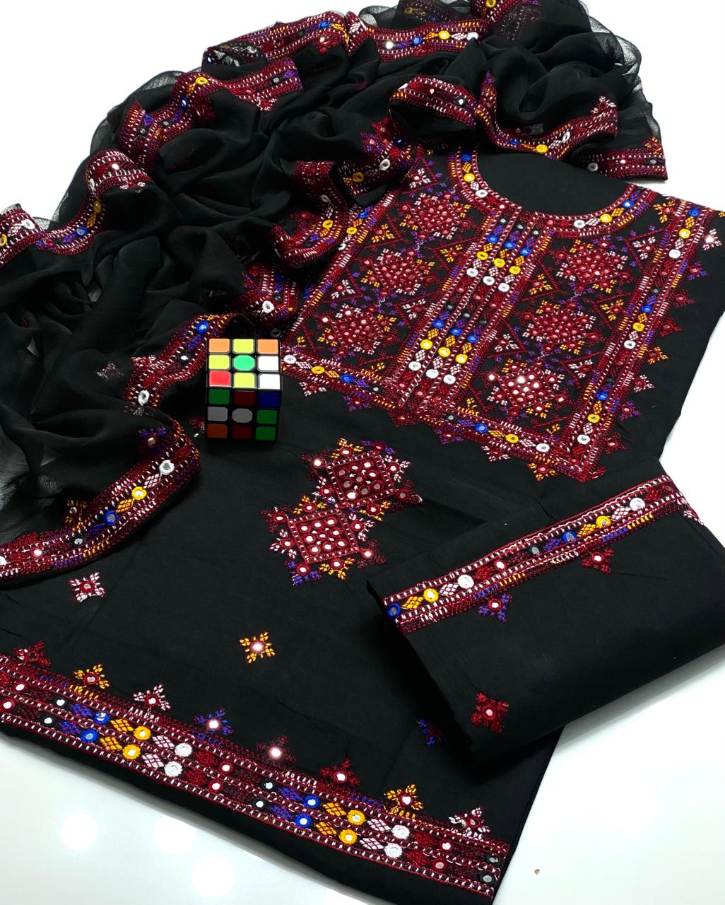 Balochi embroidered - 3 Piece