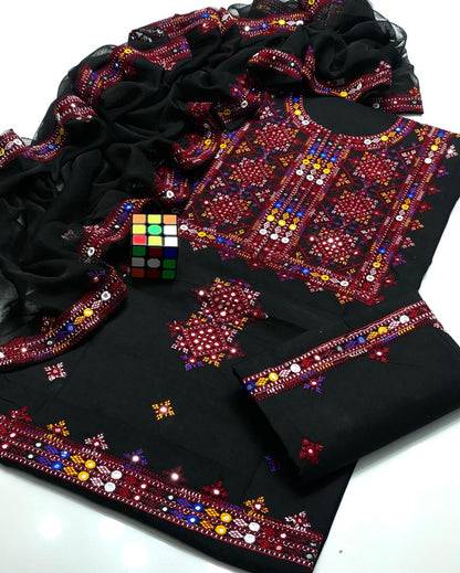 Balochi embroidered - 3 Piece