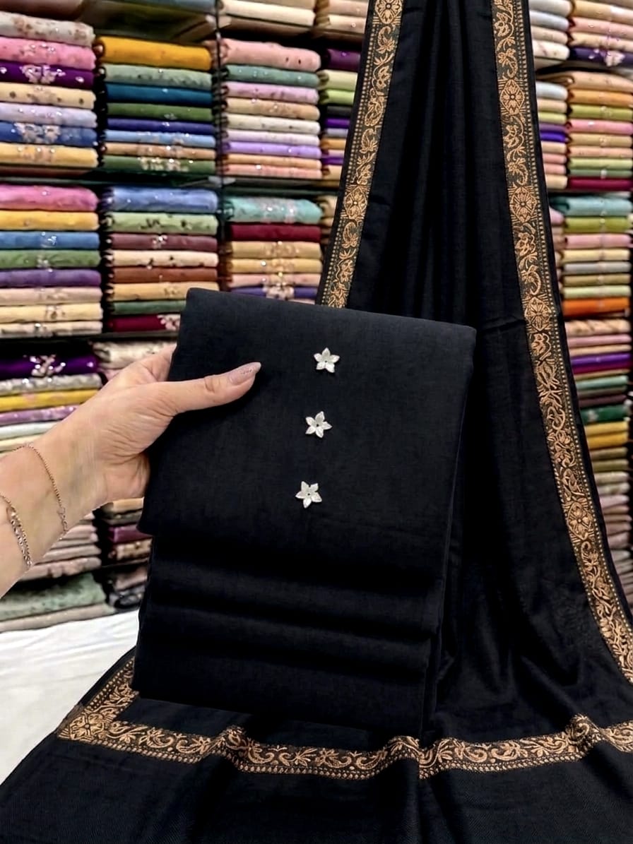 Premium pashmina -3 piece unstitched