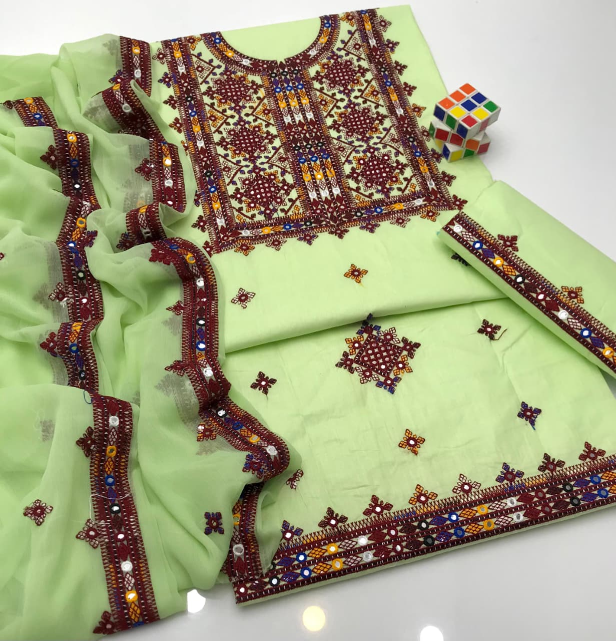 Balochi embroidered - 3 Piece