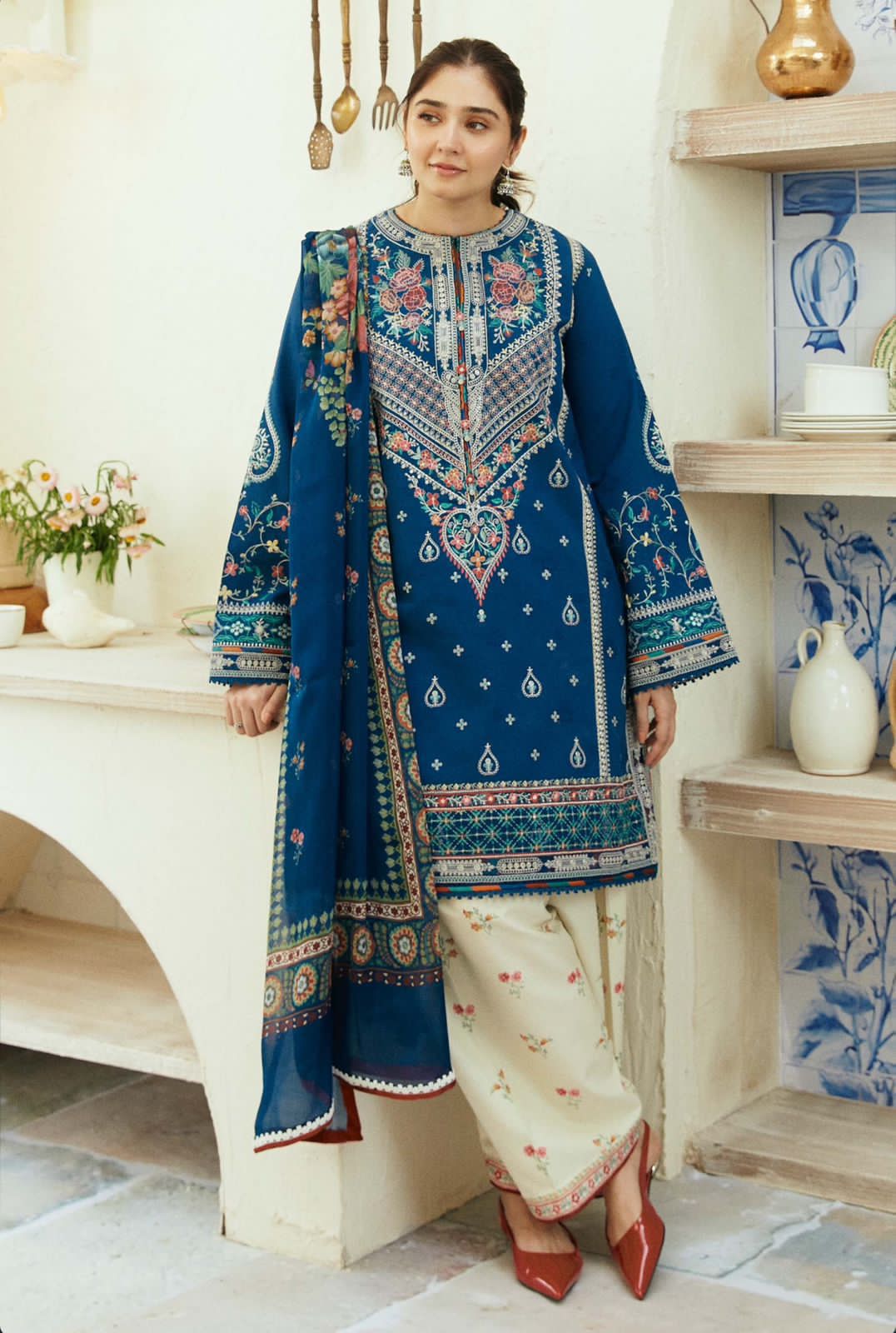 Shamooz silk printed - 3 piece