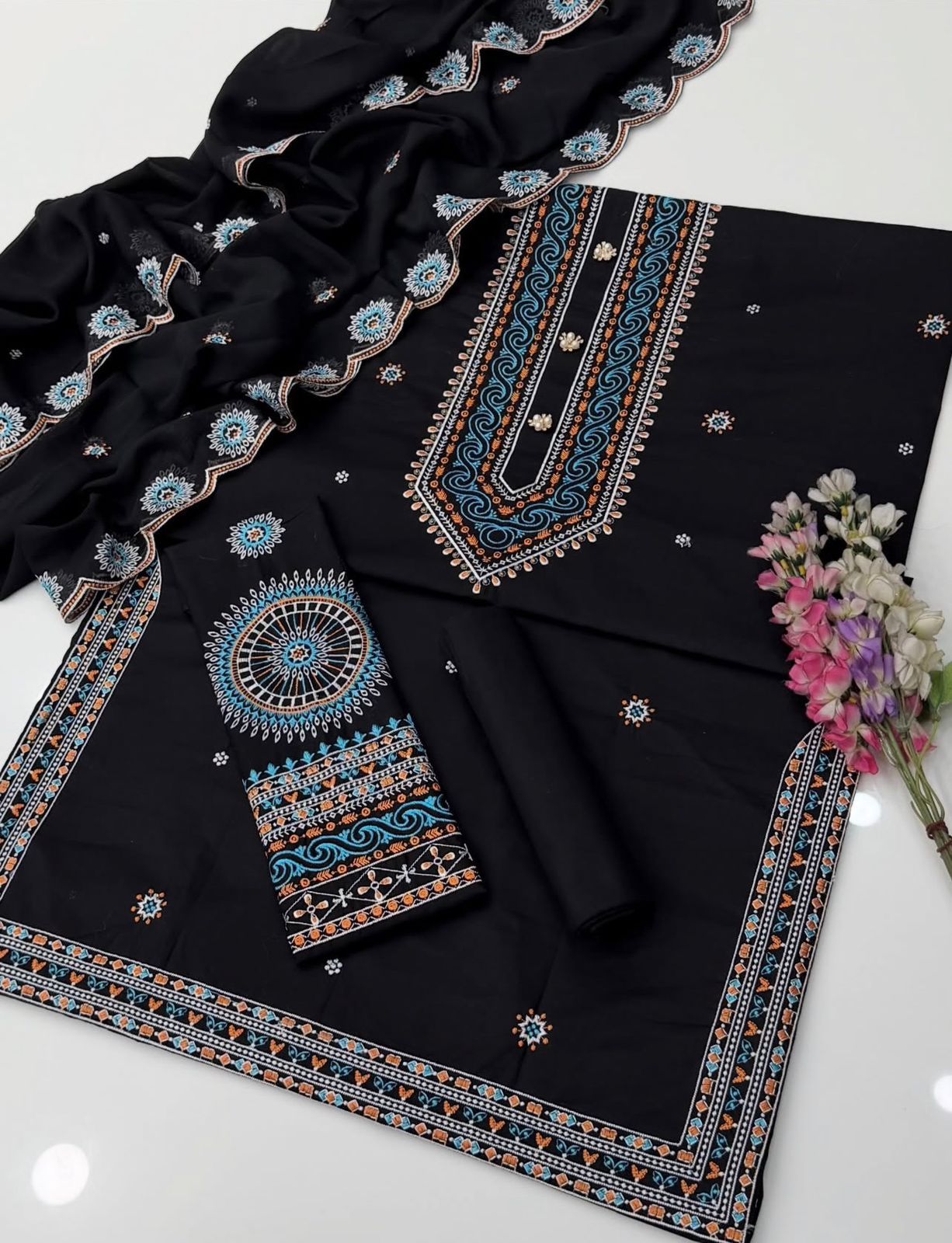 Rang Rezah Lawn - 3 piece
