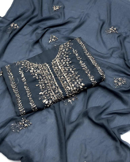 Gotta Grace - Handmade 2pc chiffon Suit