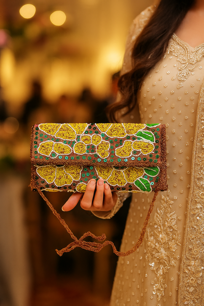Zevar-e-Khuwab – Handmade Bridal Clutch