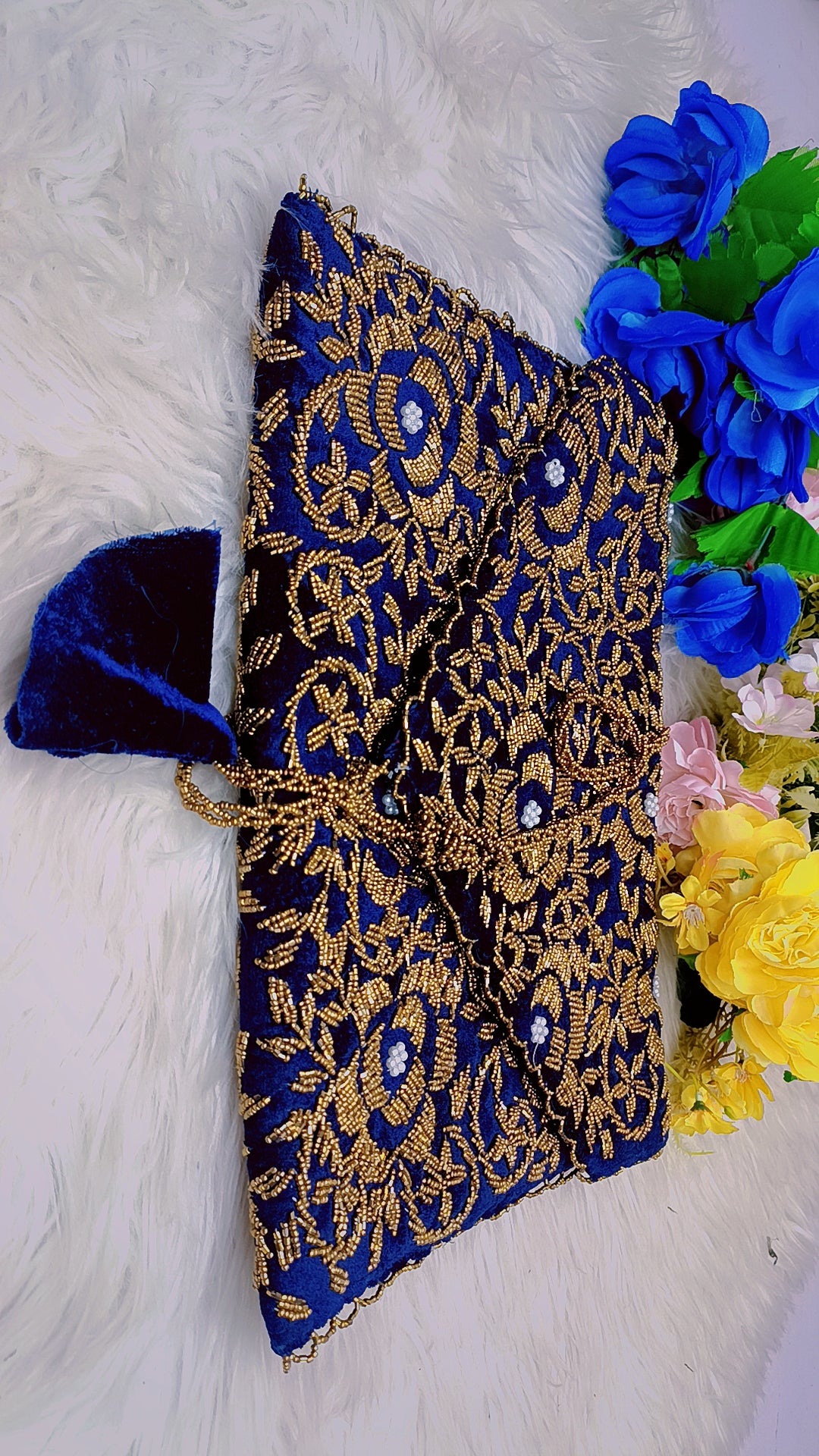 Handmade Beaded Quran Cover - Elegant & Unique Protection